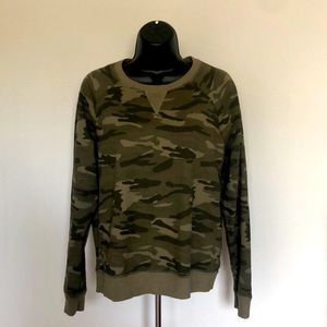 Lucky Brand Camo Sweatshirt Sz M